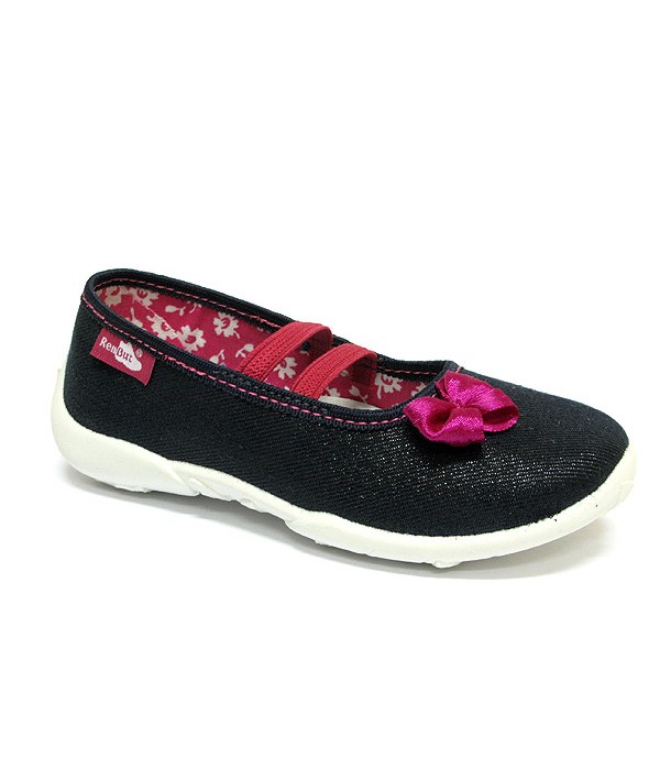 Dark blue shoes with glitter